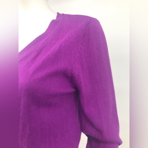 🌸3 for $20 Worthington Fuchsia Button Front Cardigan - Picture 7 of 9
